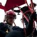 Emergency rescue technician Jeff Kujawa organizes rope prior to the simulation on Sunday. Daniel Brenner I AnnArbor.com